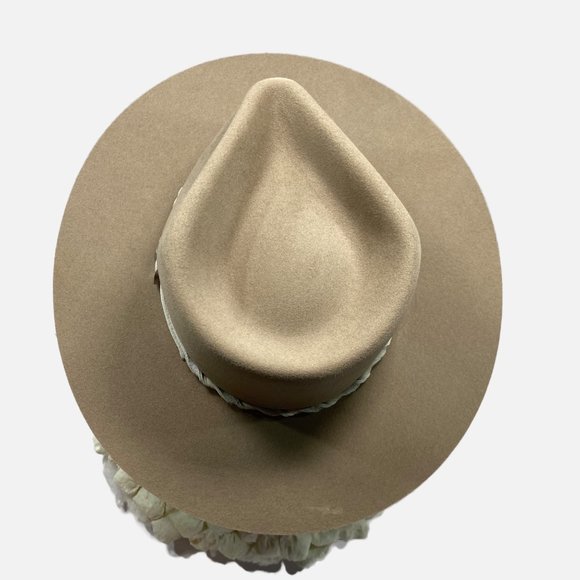 Jamie Slye Tan Finn Stiff Brim Hat Medium New with Tags main image 11